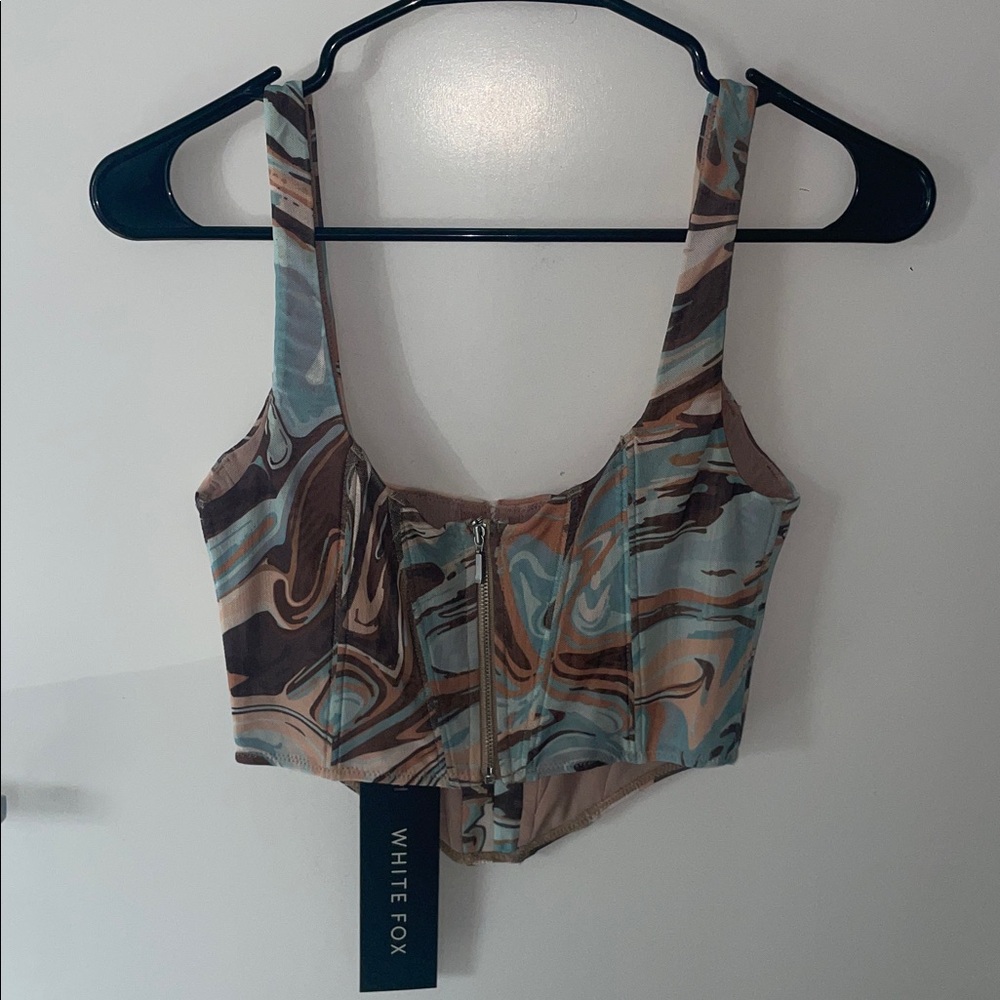 White Fox Something About You Corset Top size small NWT - Picture 6 of 6